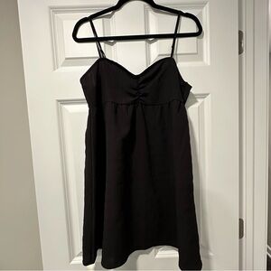 NWOT H&M Black Cami Babydoll Mini Dress